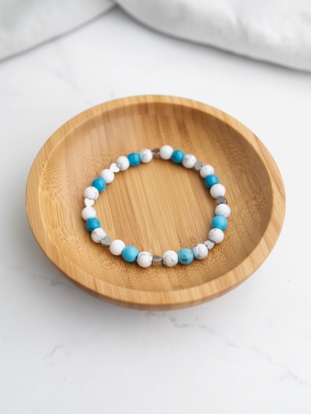 Love Yourself Bracelet | Heart Accent Beaded Bracelet | Self Love & Confidence